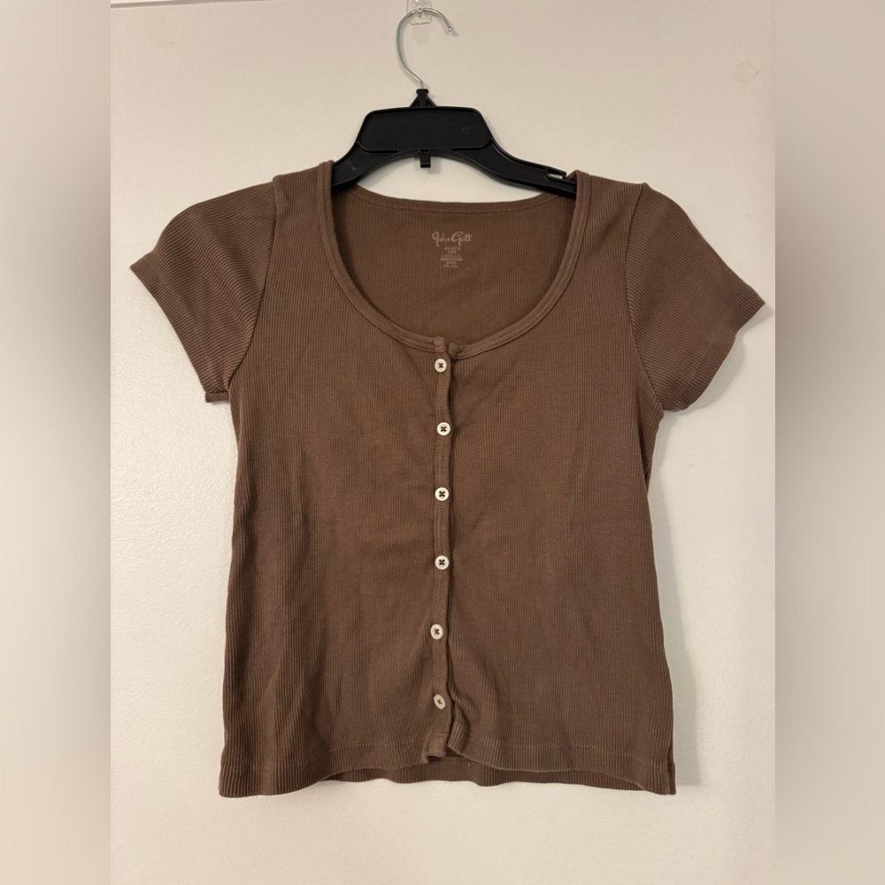 Brown Brandy Melville Top